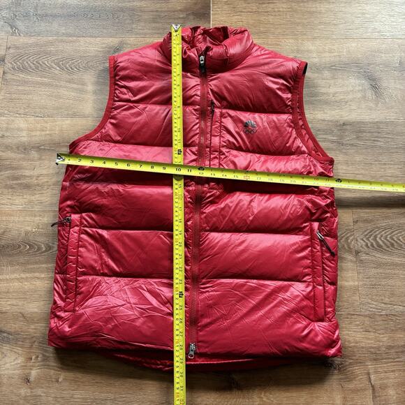 Vintage Nike ACG Down Puffer Vest Jacket USA Olympics Red Mens Large NBC Quilted - Picture 9 of 9